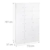 Relaxdays Regalsystem Kleiderschrank mit 11 Fächern, Produktbild-Vorschau 4