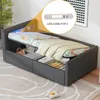 Merax Kinderbett 90x200 cm mit LED, USB und Stauraum, Produktbild-Vorschau 4