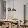 Lindby Pendelleuchte Marla, 3-flg., Glas, rauchgrau, 102cm Produktbild-Vorschau 3