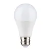 A white LED light bulb with a silver screw base is shown against a white background. Produktbild-Vorschau