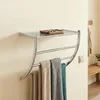 relaxdays 10020133_0 relaxdays Handtuchhalter   silber Anteprima dell’immagine prodotto 6