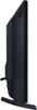 Side view of a black Samsung smart TV on a stand. Produktbild-Vorschau