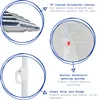 Close-up views of different parts of a beach umbrella with descriptive text. Produktbild-Vorschau