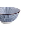 Miska kamionkowa granatowa z brązową obwódką 16 cm 550 ml Podgląd zdjęcia produktu 3