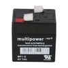 Multipower MP1-6 AGM Bleiakku 6V 1Ah – F4,8 mm Produktbild-Vorschau 3