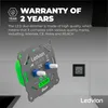 Ledvion LED Doppeldimmer Schalter 100W 240V schwarz Produktbild-Vorschau 7