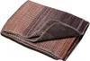 A folded blanket with a herringbone pattern and a gradient color scheme from light brown to dark brown. Náhled obrázku produktu