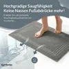 Komfortec Badvorleger Set 2 Teilig, Frottee Duschvorleger, Produktbild-Vorschau 3