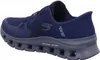 A side view of a blue Skechers shoe. Voir les images du produit