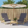 vidaXL Strandtücher 2 Stk. Anthrazit 60x135 cm Stoff 400 Produktbild-Vorschau 2