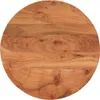 Tischplatte Ø60x2,5 cm Rund Massivholz Akazie 370050 Produktbild-Vorschau 1