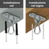 MAMOI Altalena bambini 3in1 con cintura di sicurezza, Anteprima dell’immagine prodotto 9