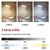 LED stolní lampa EDDY, bílá Productafbeelding-voorbeeld