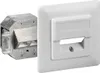 Prise encastrée CAT-5e (UP), blanche - 2 connecteurs RJ45, Voir les images du produit 3