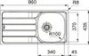 Franke Spark SKN 611-86 - 101.0729.489 Edelstahlspüle Produktbild-Vorschau 2