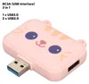 3 v 1 USB rozbočovač, multifunkční, A na USB 3.0 a 2 USB Náhled obrázku produktu 2