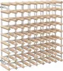 A wooden wine rack with metal supports, designed to hold multiple bottles. Náhľad obrázku produktu