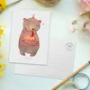 Mr. & Mrs. Panda Postkarte Bär Torte 40. Geburtstag - Weiß Produktbild-Vorschau 3