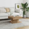 vidaXL Konferenční stolek Artisan dub 55x55x30 cm materiál Náhled obrázku produktu 2