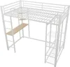Łóżko na poddaszu Sweiko z drabinką 90x200cm, pojedyncze Podgląd zdjęcia produktu 14