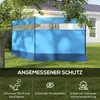 Outsunny frangivento pieghevole campeggio privacy schermo Anteprima dell’immagine prodotto 4