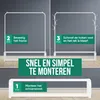 Avalo Industrieel Kledingrek - Metaal - 110x33x150 CM - Wit Productafbeelding-voorbeeld 3