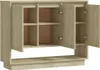 The Living Store Sideboard Sonoma-Eiche 97x31x75 cm Produktbild-Vorschau 6