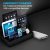 Extralink 10000 mAh Blanc Powerbank, USB-C, 2× USB, Compact Voir les images du produit 2