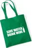 Huuraa Jutebeutel Save Water Drink Wine Weinflasche 10 Produktbild-Vorschau 1