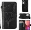 Xiaomi 12 Hülle, Schmetterling Prägung Flip Leder Produktbild-Vorschau 1