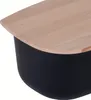 Brotkasten mit Deckel aus Buchenholz BFA Free schwarz Produktbild-Vorschau 7