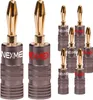 Bananenstecker 4mm schraubbar 8x Stecker vergoldet NEXMEX Produktbild-Vorschau 1