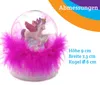 Schneekugel Einhorn mit Glitzer - Hochwertige Schüttelkugel Produktbild-Vorschau 2