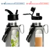 Belle Vous Trinkflasche Edelstahl mit 2 Deckeln - Produktbild-Vorschau 4