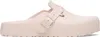 A single light pink Birkenstock Boston Eva clog shown from the side. Podgląd zdjęcia produktu