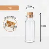 50 Stk. Mini Glasflaschen 2 ml mit Korken | kleine Produktbild-Vorschau 2