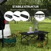 Outsunny Campingtisch Klapptisch mit Aufrollbare Produktbild-Vorschau 5
