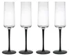 Set van 4 champagneglazen MIKASA PALERMO met zwarte steel. Productafbeelding-voorbeeld 7