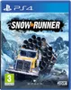 The cover art for the video game SnowRunner on PlayStation 4, featuring a truck carrying logs in a snowy, mountainous environment. Produktbild-Vorschau