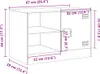 vidaXL TV-Schrank Olivgrün 67x39x44 cm Stahl Produktbild-Vorschau 8