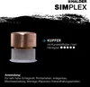 Testa per martello a percussione SIMPLEX C30 mm in rame Anteprima dell’immagine prodotto 11