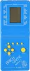 A blue handheld electronic game console with yellow buttons and a screen displaying game graphics. Náhled obrázku produktu
