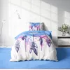 Traumfänger Bettwäsche 135x200 cm Federn Boho style türkis Produktbild-Vorschau 2