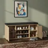 Botník hnědý se sedákem PORTA, 103 x 30 x 46 cm Náhled obrázku produktu 19