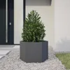 vidaXL Fioriera esagonale antracite 69x60x45 Acciaio Anteprima dell’immagine prodotto 2
