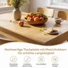 Ausziehbarer Esstisch 120-160x70x75cm Eicheoptik, Produktbild-Vorschau 5