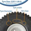 22x11.00-8 Knobby ATV Quad Trailer Kit Koła i osie Udźwig Podgląd zdjęcia produktu 4