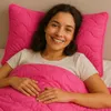 Bettdecke - Winter - 150x200 cm - Warm - Rosa - aus Produktbild-Vorschau 2