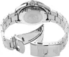 The back of a silver watch with the clasp open, shown against a white background. Produktbild-Vorschau