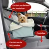 Faltbarer Haustier Auto Sitz Lammfell, tragbar Produktbild-Vorschau 7